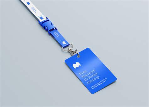 Lanyard Id Card Mockup Set Free Psd Templates