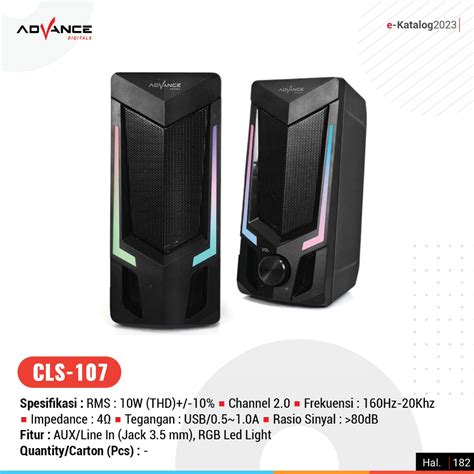 Jual Speaker Advance Cls Shopee Indonesia