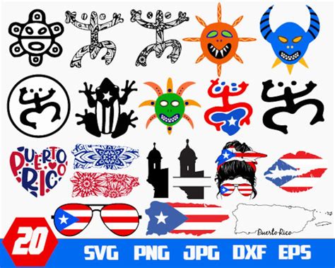 Puerto Rican Svg Puerto Rico Svg Taino Cut File Taino Culture Svg My ...