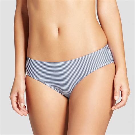 Women S Cheeky Wide Side Hipster Bikini Bottom Xhilaration Blue