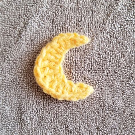 Moon Applique Crochet Pattern Pdf Digital Download Hck Crafts