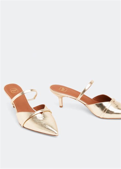 Malone Souliers Frankie Mules For Women Gold In Uae Level Shoes