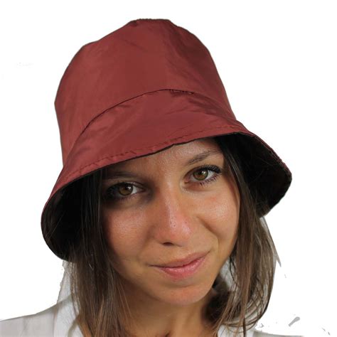 Cappello Da Pioggia Donna Reversibile Tiburli Bucket Hat