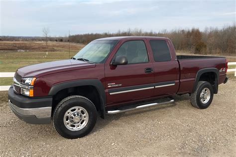 10k Mile 2003 Chevrolet Silverado 2500hd Ls Extended Cab Duramax 4x4 For Sale On Bat Auctions