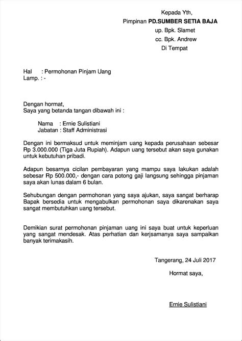 Contoh Surat Permohonan Ijin Pribadi Surat Permohonan Desain Contoh