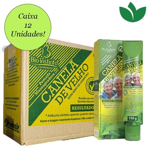 Caixa Pomada Canela De Velho G Unidades Bio Instinto Shopee Brasil