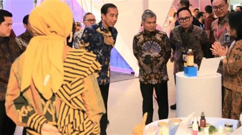 Hadiri UMKM EXPO RT BRILIANPRENEUR 2023 Presiden Joko Widodo Dorong