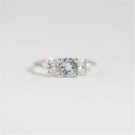 Teal Sapphire Engagement Ring | Eva Ring | Evorden