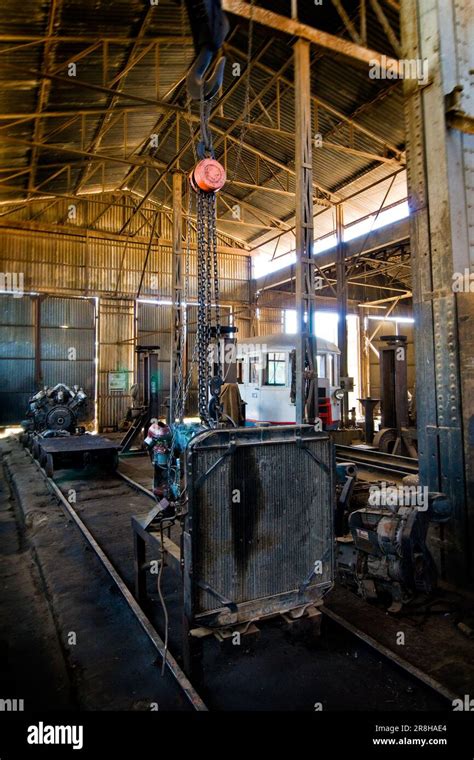 Mechanical Workshop Eritrean Railways From Asmara To Massawa Eritrea