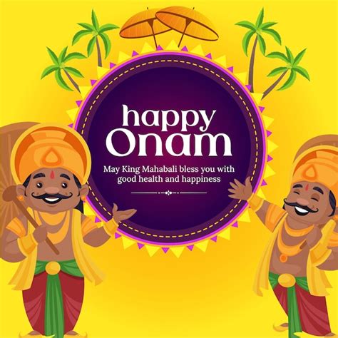 Premium Vector Happy Onam Festival Banner Design Template