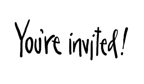 Free You Are Invited Png, Download Free You Are Invited Png png images ...