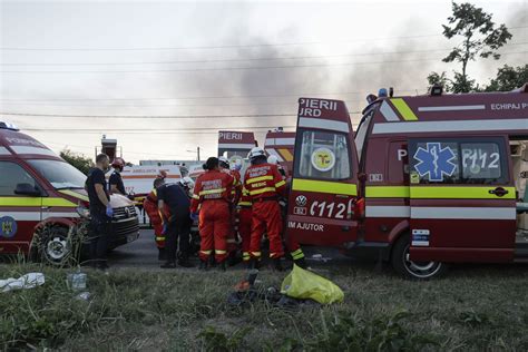 Care este starea răniților de la Crevedia care sunt tratați în Italia