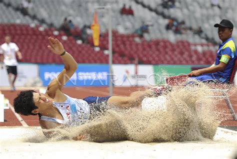 ATLETIK DECATHLON LOMPAT JAUH PUTRA ANTARA Foto