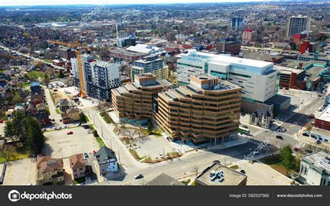 Aerial Scene Kitchener Ontario Canada Late Spring Stock Photo by ©hstiver 582537560