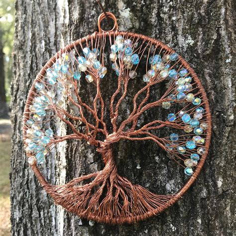 6 Inch Handmade Copper Wire Tree Of Life One Of A Etsy