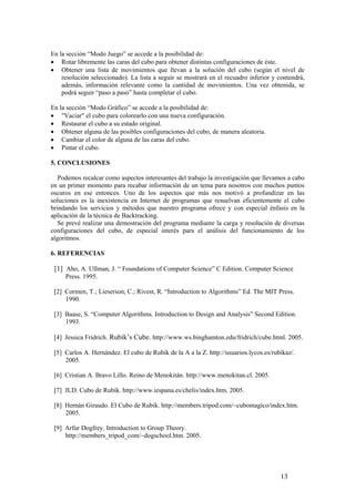 Tema De Investigacion Del Desarrollo Del Cubo Derubik Pdf