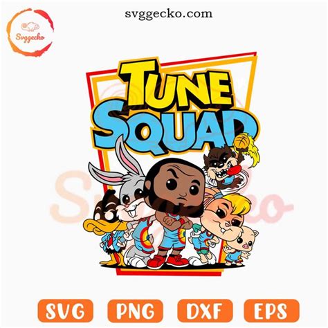 Tune Squad Funko Pop Svg Space Jam Svg Michael Jordan Tiny Toons Svg