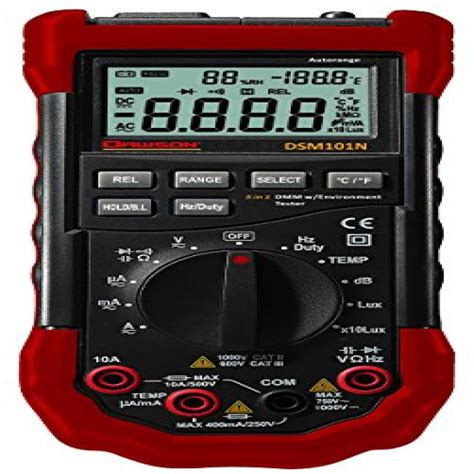 Dawson Dsm N Digital Multimeter W Environmental Testers Walmart