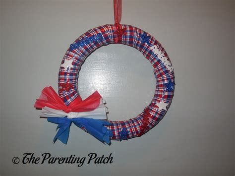 Patriotic Wreath Craft