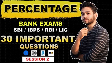 Percentage🔥session 2 30 Imp Questions Bank Exams Easy