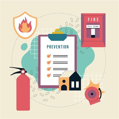 Concepto De Prevenci N De Incendios Dibujado A Mano Vector Gratis