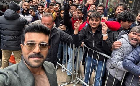 Ram Charan, In New York, Greets Fans Like This. Watch