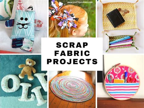 Scrap Fabric Projects - 50 Brilliant Ways To Use Up Fabric Leftovers ⋆ ...