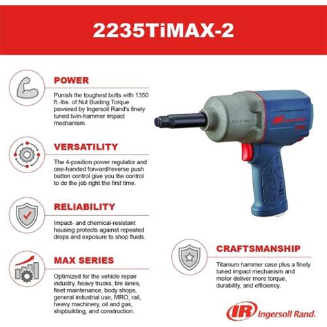 Dealershop Ingersoll Rand Super Duty Air Impact Wrench Item