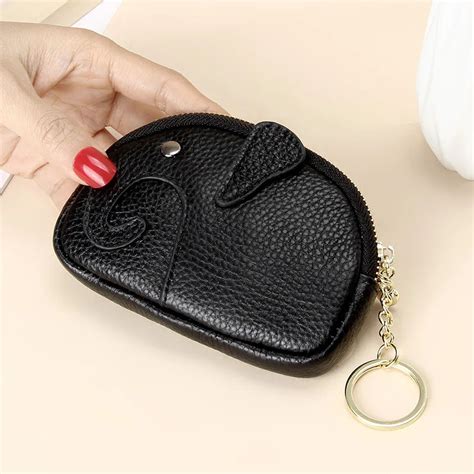 Carteras De Mujer Porte Monnaie Femme En Cuir Cute Kawaii Mini Elephant