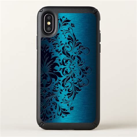 Save 20% Off | Metallic Blue Background & Blue Lace Design Speck iPhone ...