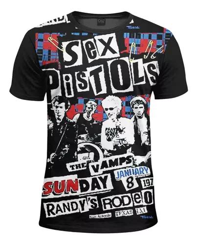 Camiseta Sex Pistols Sid Vicious Punk Rock Estampada Mercadolivre