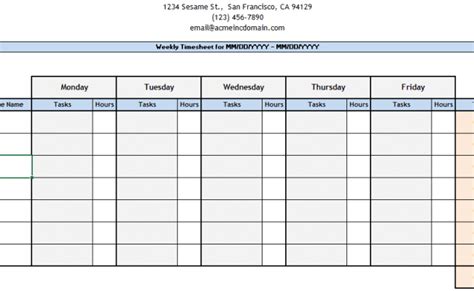 How To Create A Timesheet In Excel Guide With Templates Clickup 2022