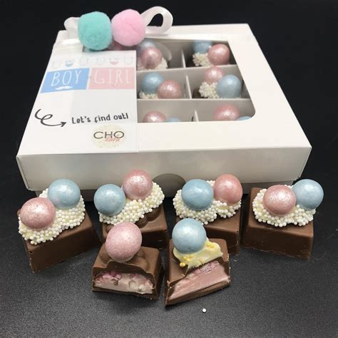 Cho Lala Gender Reveal Bonbons Meisje Chocoladecadeau Gender Reveal