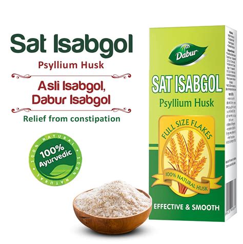 Dabur Sat Isabgol Powder 200 Gm Price Uses Side Effects Composition