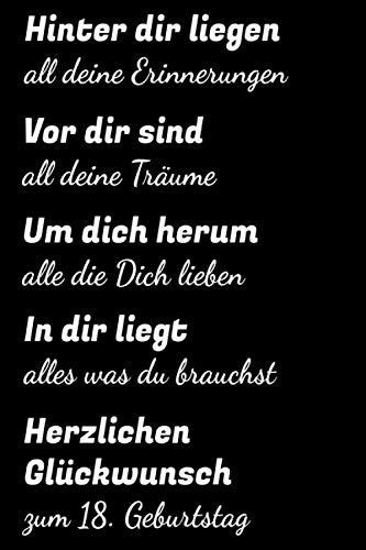 Hinter dir all deine Erinnerungen Vor dir all deine Träume 18