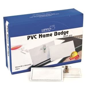 HIPPO PVC Name Badge - YOSOGO - Malaysia Stationery Manufacturer