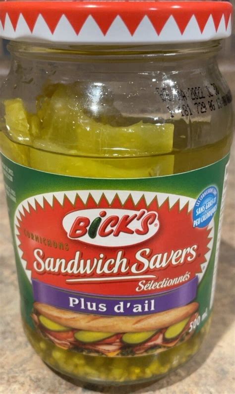 Sandwich pickles