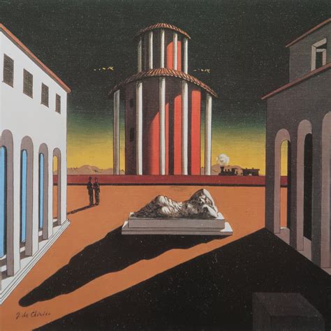 Giorgio De Chirico Vintage Print 2002 Piazza D Italia 1915 Home Decor