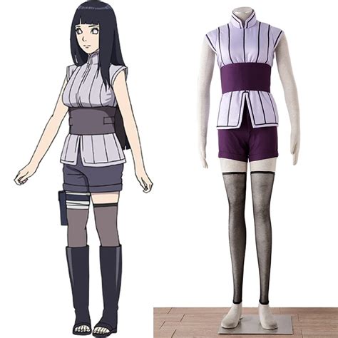 Naruto Fans Wear Girls Cosplay Clothing For Hyuga Hinata Women Costume