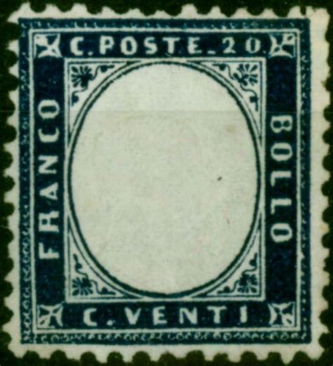 Italy C Indigo Sg A Fine Mm Stamps Empirephilatelists