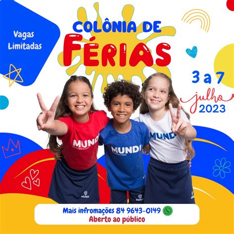 Escola da Zona Norte promove Colônia de Férias inscrições estão