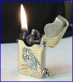 Briquet Ancien Thorens Art D Co Vintage Fuel Lighter Feuerzeug