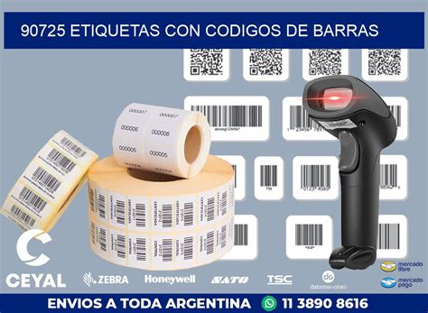 Etiquetas Con Codigos De Barras Rollos Zebra