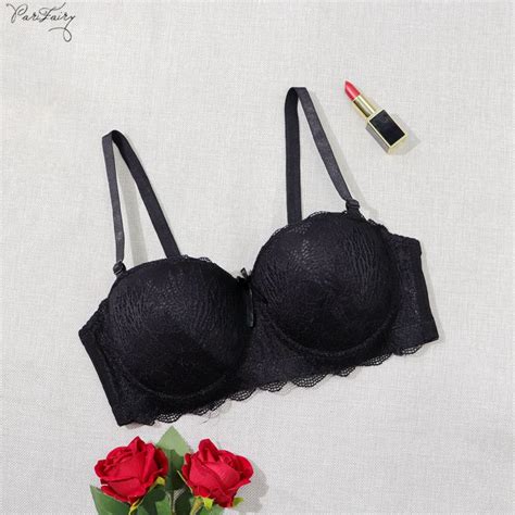 Parifairy 38c 40c 42c 44c Floral Lace Embroidred Bra For Woman Wire Bra