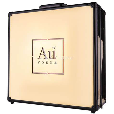 Au Vodka Light Up Case Cu 3 Sticle Vodka Finestore