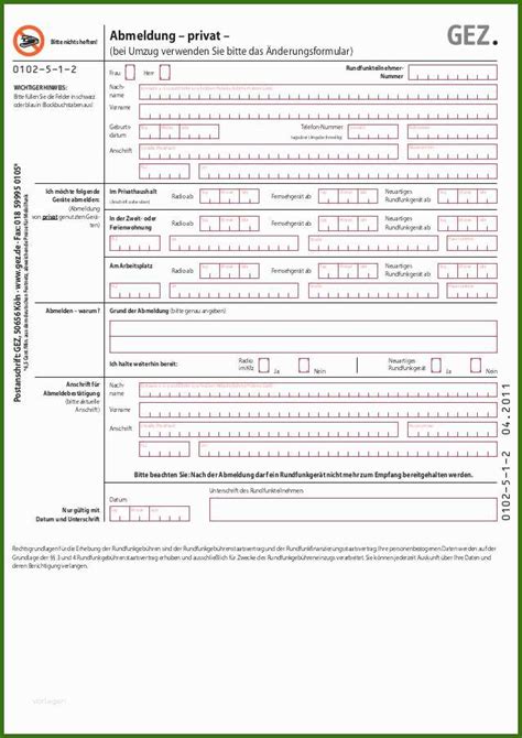 005 Gez Kündigen Todesfall Vorlage Gez Abmeldung Form Vorlage Ideen