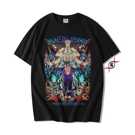 Jual Genryu Itadori Yuji Sukuna New Anime Jujutsu Kaisen Baju Kaos T