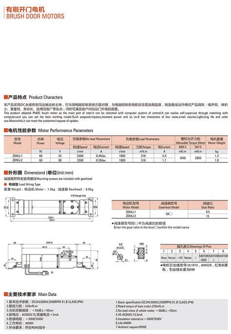 有刷 60W 自动门及清洁设备减速电机 深圳市鼎弘传动设备公司