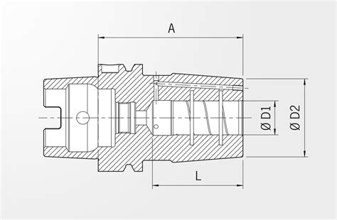 Heavy Duty Shrink Chuck With Safe Lock Din Hsk A