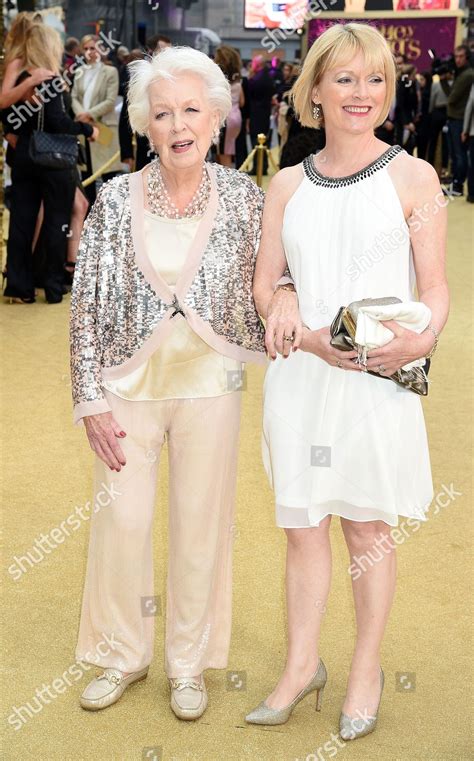 June Whitfield Daughter Suzy Aitchison Editorial Stock Photo Stock